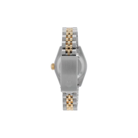 Rolex Ladies Datejust 26mm Two-Tone Gray Roman Numeral Dial Fluted Jubilee 69173 main image 5